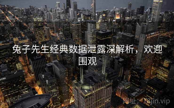 兔子先生经典数据泄露深解析,欢迎围观 兔子先生经典数据泄露深解析,欢迎围观