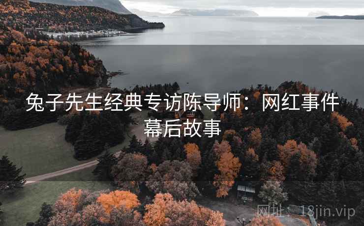 兔子先生经典专访陈导师：网红事件幕后故事